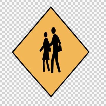 Pedestrian area Foto stock