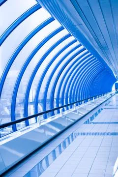 Pedestrian bridge Stock Photos