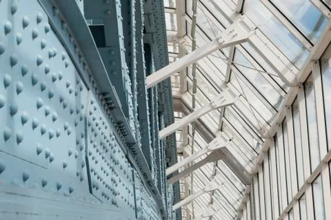 Pedestrian Bridge Stock Photos