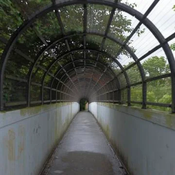 Pedestrian bridge Stock Photos