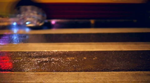 Pedestrian crossing Stock Footage 487056