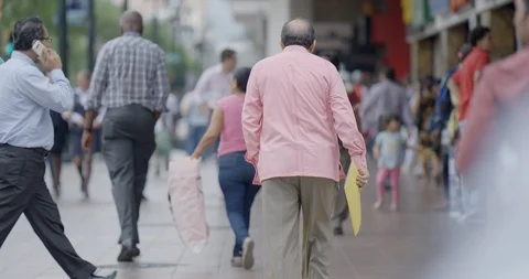 Pedestrian Crossing Stock Footage 122849018