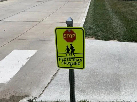 Pedestrian Crossing  Stock Photos
