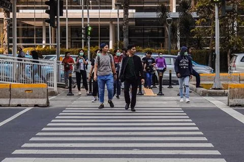 Pedestrian Crossing Stock Photos