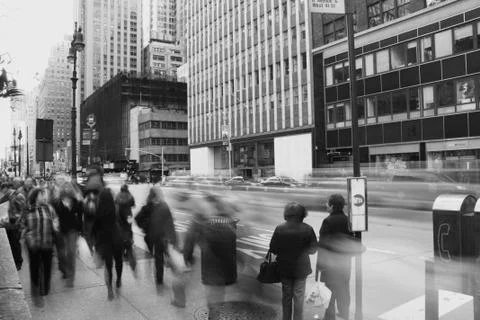 Pedestrian Flow Stock Photos