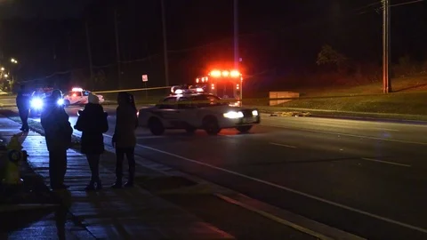 Pedestrian Hit And Killed In Accident Wi... | Stock Video | Pond5