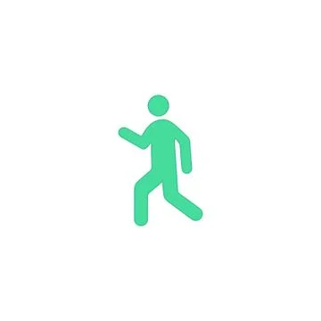 Pedestrian Icon Vector Stock Illustration