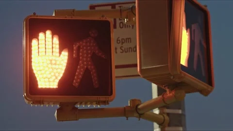 Pedestrian Light-1 Stock Footage 156901039
