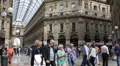 Pedestrian Passing European Old Town Fashion Capital City Entertainment Center HD Footage