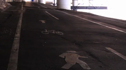 Pedestrian path Stock Footage 39890278