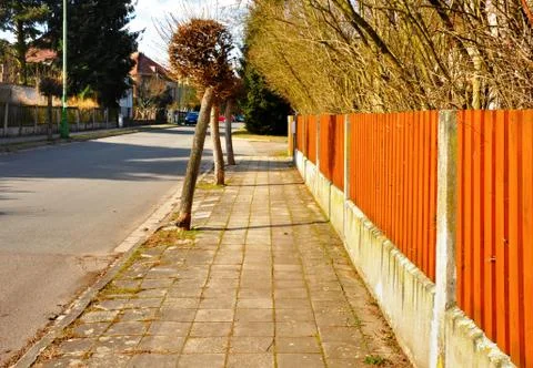 Pedestrian path Stock Photos