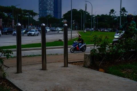 Pedestrian path Stock Photos