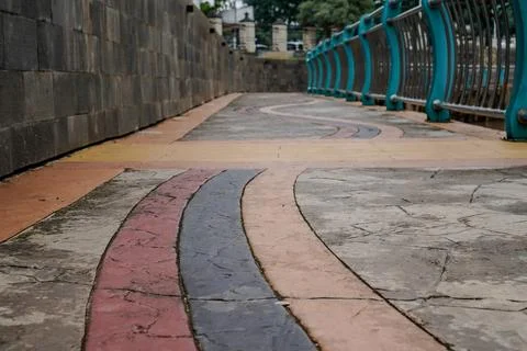 Pedestrian path Stock Photos