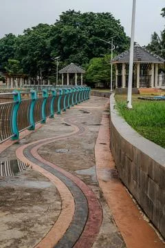 Pedestrian path Stock Photos