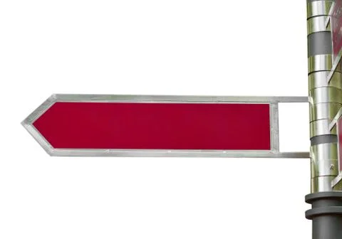 Pedestrian pathway panel Stock Photos