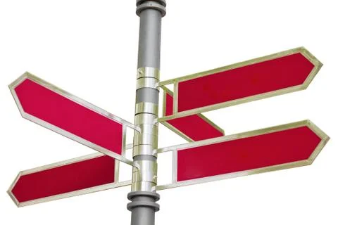 Pedestrian pathway panel Stock Photos