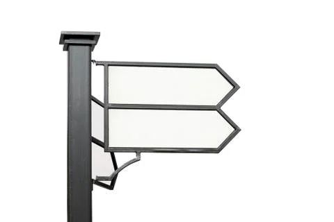 Pedestrian pathway panel Stock Photos