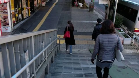 PEDESTRIAN IN SHIBUYA Video stock 84290156