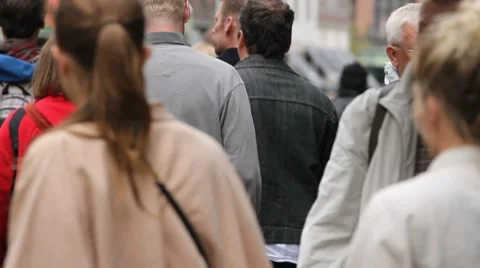 Pedestrian street Stock Footage 8682845