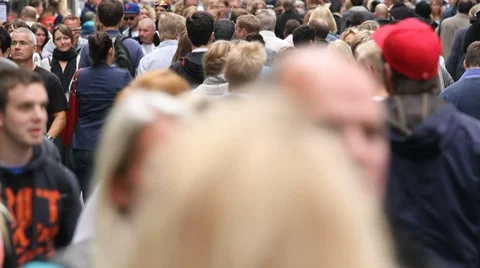 Pedestrian street Stock Footage 8682958