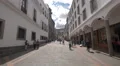 A pedestrian street in the historic center of Quito, Ecuador 4k or 4k+ Resolution