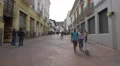 Pedestrian street in Quito, Ecuador 4k or 4k+ Resolution