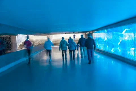 Pedestrian subway Stock Photos