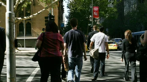 Pedestrian Timelapse 動画素材 400424