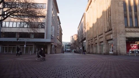 Pedestrian Zone Dortmund Germany Stock Footage 169948543