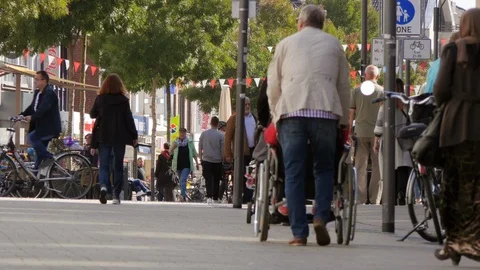 Pedestrian zone Stock-Footage 115786865