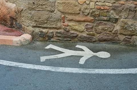 Pedestrian zone Stock Photos