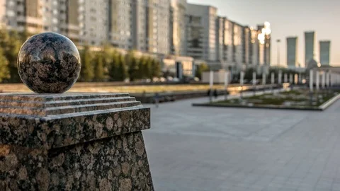 Pedestrianized street Stock Footage 88074107