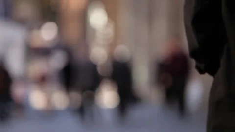 Pedestrians in the city Stock Footage 72103306