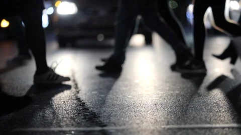 Feet Night Stock Videos – Royalty-Free HD & 4K Videos