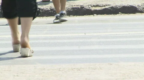 Pedestrians Stock Footage 864624