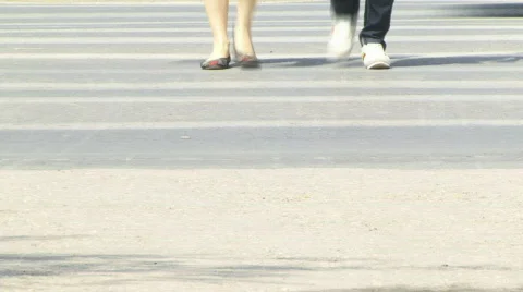 Pedestrians Stock Footage 864777