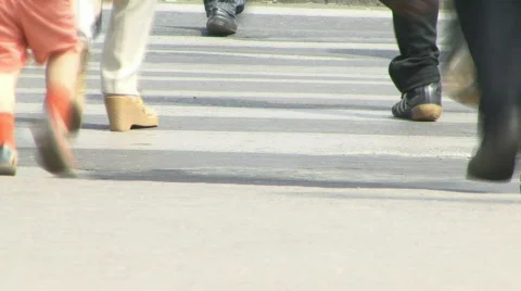 Pedestrians Stock Footage 864900