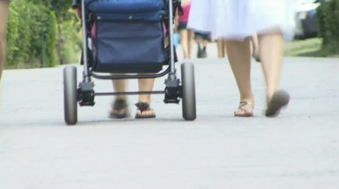 Pedestrians Stock Footage 864954