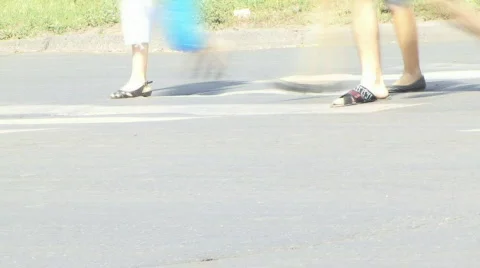 Pedestrians Stock Footage 865036