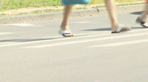 Pedestrians Stock Footage 865081