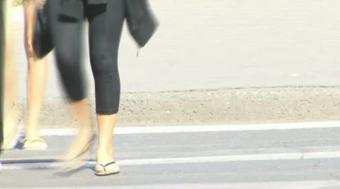 Pedestrians Stock Footage 865467