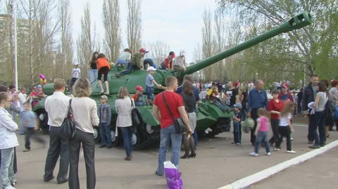 Pedestrians Stock Footage 5501081