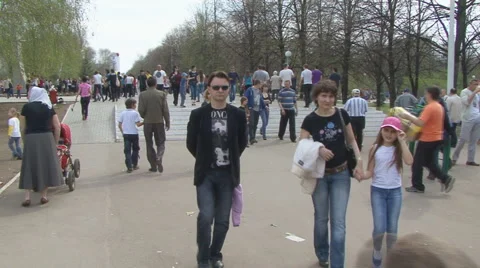 Pedestrians Stock Footage 5503169