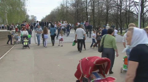Pedestrians Stock Footage 5503194
