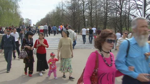 Pedestrians Stock Footage 5503427