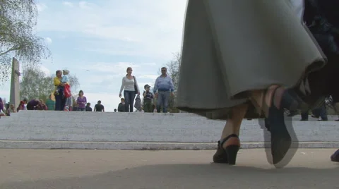 Pedestrians Stock Footage 5504448