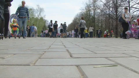 Pedestrians Stock Footage 5504736