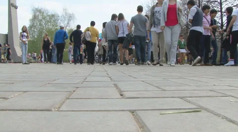 Pedestrians Stock Footage 5504832