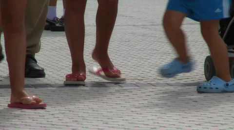 Pedestrians Stock Footage 5505442