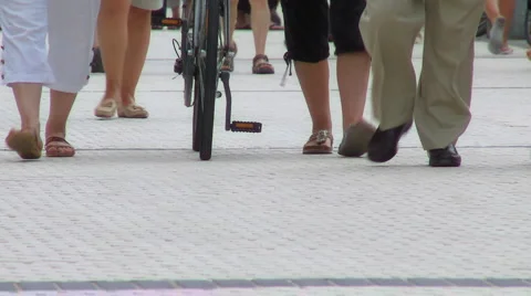 Pedestrians Stock Footage 5505455